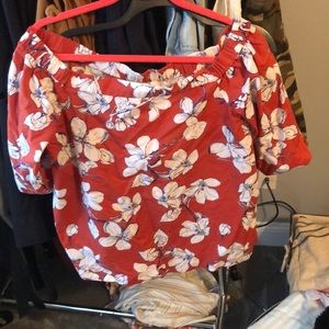 Loft off the shoulder top.